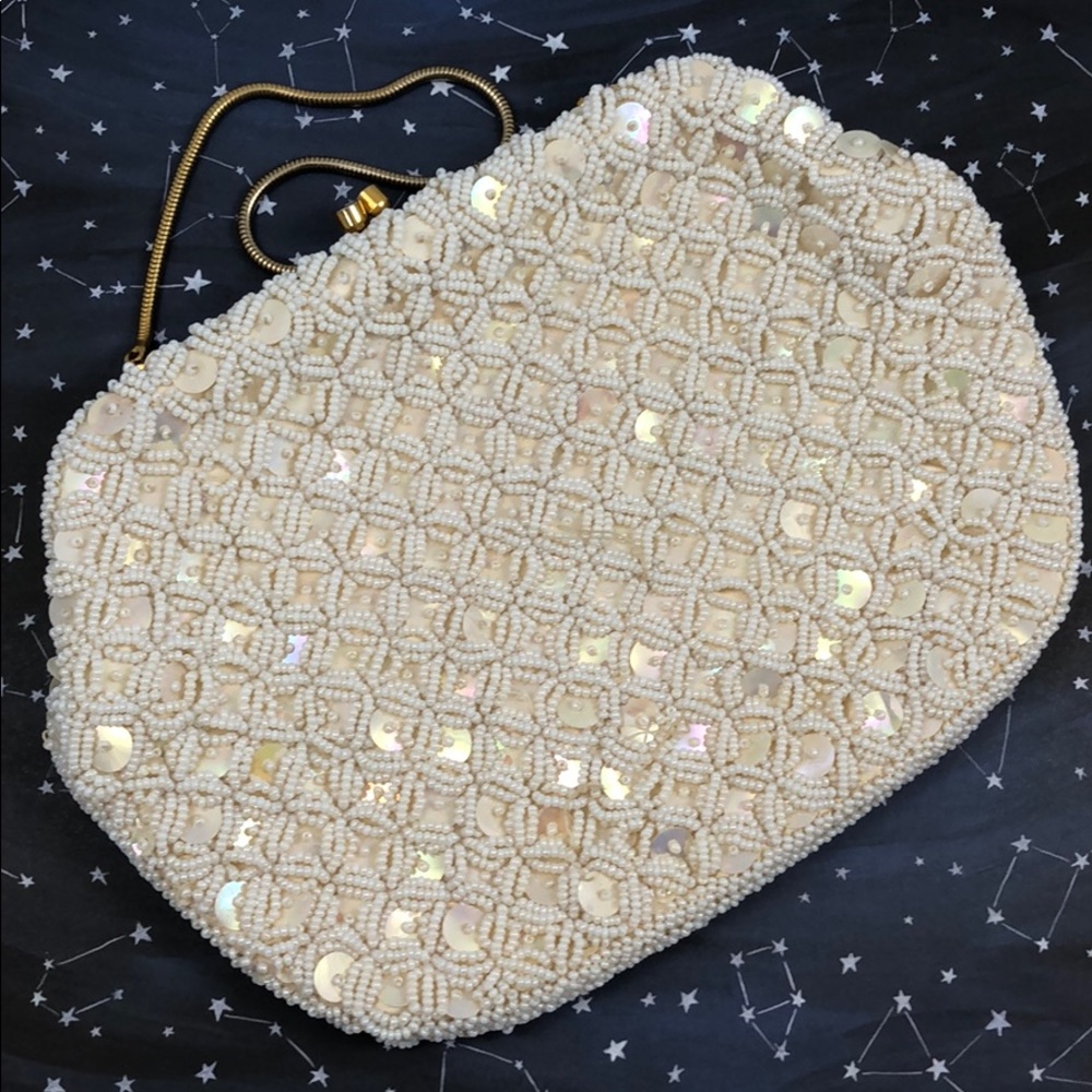 Vintage Beaded Sequin Purse
